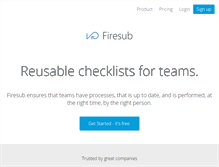 Tablet Screenshot of firesub.com